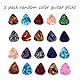 Gitarren Haken Gitarrenständer Wand Halterung 2 Stück für Akustikgitarre, klassische Gitarre, E-Gitarre, Bass, Ukulele(5 Pack Gitarre Plektrum Plektron Picks)