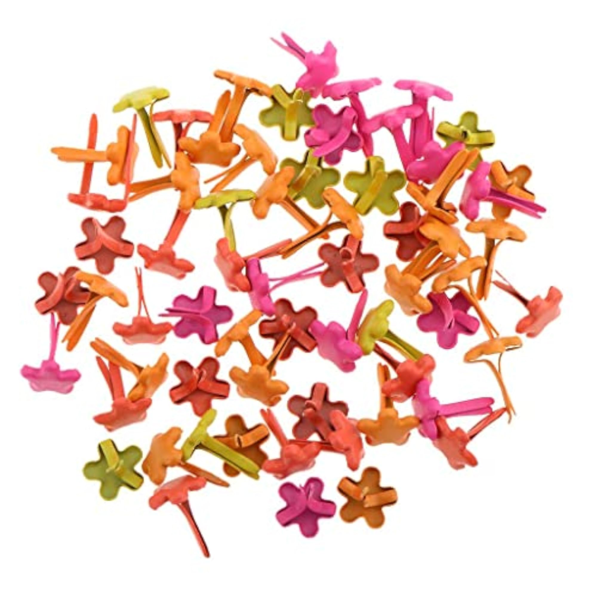 Flower Shape Mini Brads for Scrapbooking Crafts