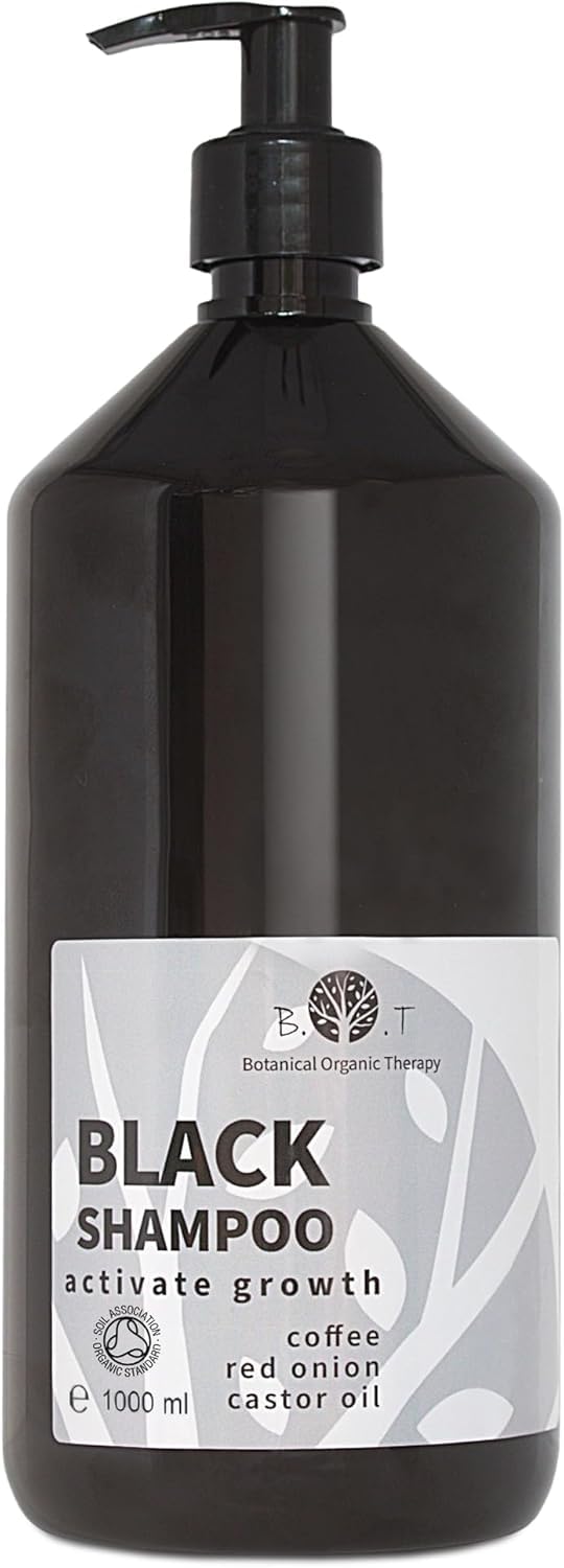 Shampoo alla Cipolla, Caffeina e Olio Ricino Capelli Grassi: Volumizzante, Rinforzante, Anticaduta, Antiforfora e Attivatore Crescita Senza Solfati 1000 ml