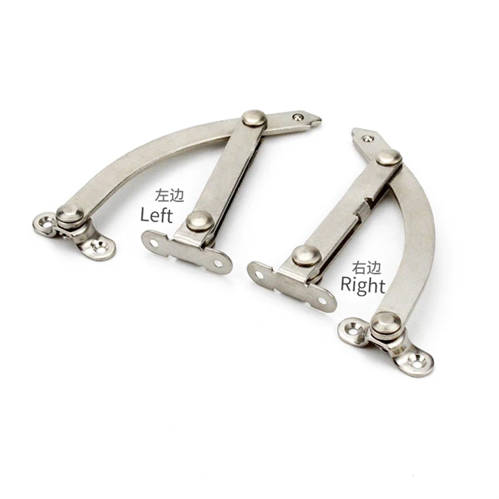 Folding Hinge Stainless Steel Limit Device Support Rod Mechanical Cabinet Door Limiter Power 1Pcs(304 Stainless Steel,Right)
