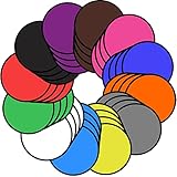 Mototo 48 Pieces Foldable Flying Disc Fans with Bag Folding Pocket Toy Set for Kids Fun Birthday Party Favors Summer Outdoor Activity Game Halloween Christmas, 12 Colors