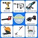 Eotufuir 70PCS Electric Motor Carbon Brushes Set, 11 Assorted Sizes, Thicker Copper Wire, Copper-Plated Spring, Premium Graphite Replacement for Power Tools, Drills, Grinders, Vacuum Motors Repair Kit