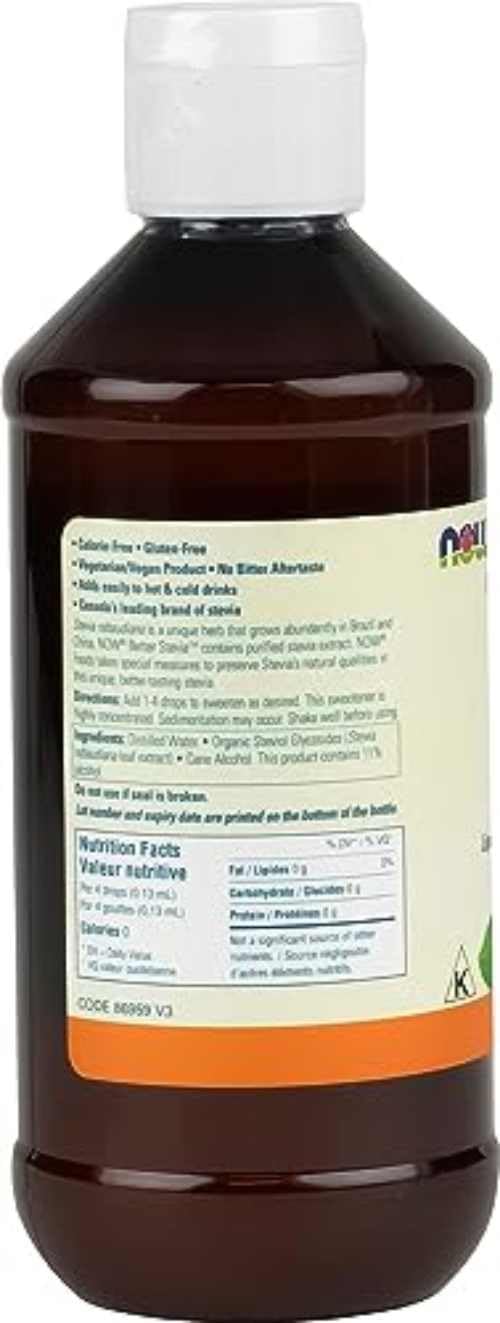 NOW Stevia Liquido (non aromatizzato) 237mL