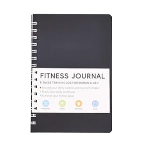 Consumerce® Fitness Journal – 1 Maand – Krachttraining Boek – Workout Dagboek – Gym Oefeningen Planner – Sport Food Logboek – Maaltijdplanner – Menuplanner – Voedingsdagboek – Afslank