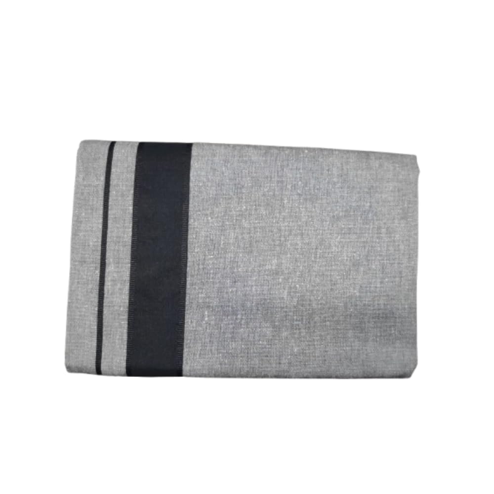 Men’s Cotton Kerala Dhotis (1 Set of Gray Colour Dhoti)-picture-26