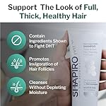 Shapiro MD Hair Growth Experts Hair Loss Shampoo | DHT Fighting Vegan Formula for Thinning Hair Developed by Dermatologists | Experience Healthier, Fuller and Thicker Looking Hair | 2 Month Supply - Image 5