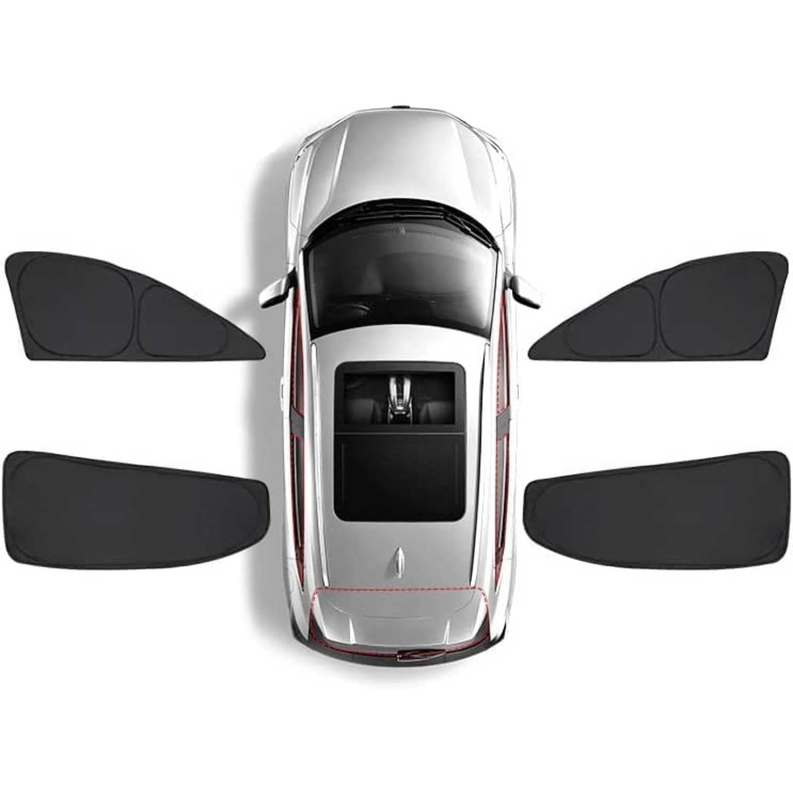 Tendine Parasole Auto per Land Rover Discovery Sport 2015-2019 – Set Completo per Finestrini Laterali Anteriori e Posteriori Protezione Solare Oscurante,4 PCS Front Rear