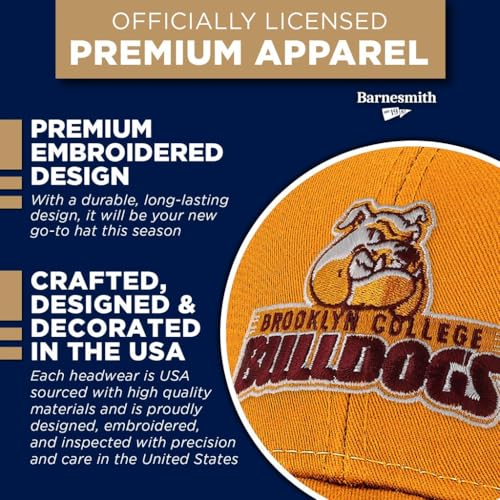 Barnesmith Brooklyn College BC Bulldogs Gorra Trucker Ajustable miniatura 4