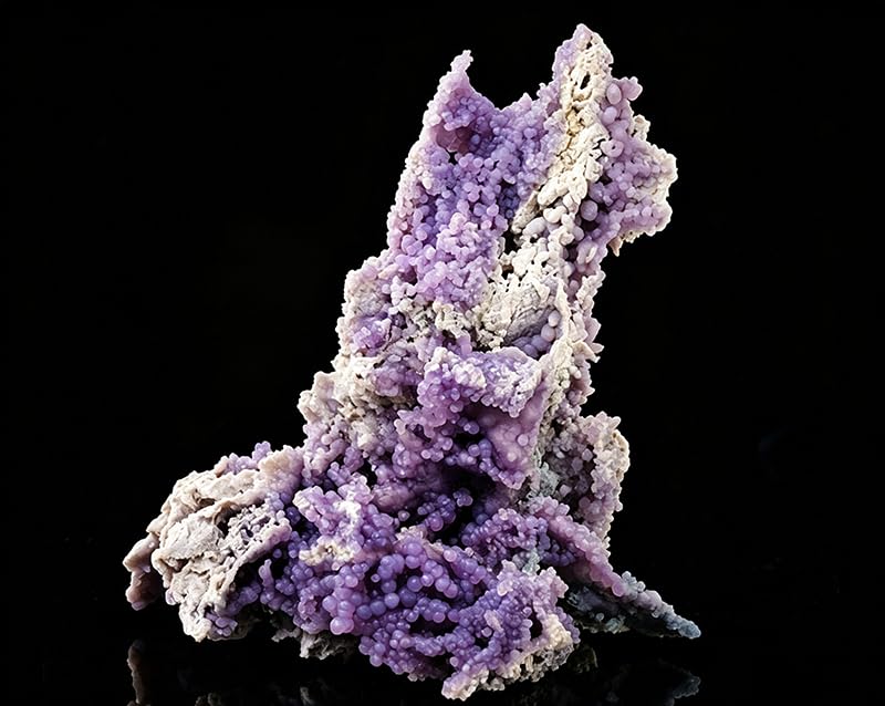 NIBHZ Natürliches Traubenachat-Mineralkristallexemplar