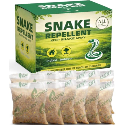 XLCKODY Snake Repellent for Yard Snake Deterrent Outdoor 12-Pack Snake Away Repellent for Garden/Lawn Backyard Snake Repellent Covers 120 Sq Ft Lasts Up to 60 Days