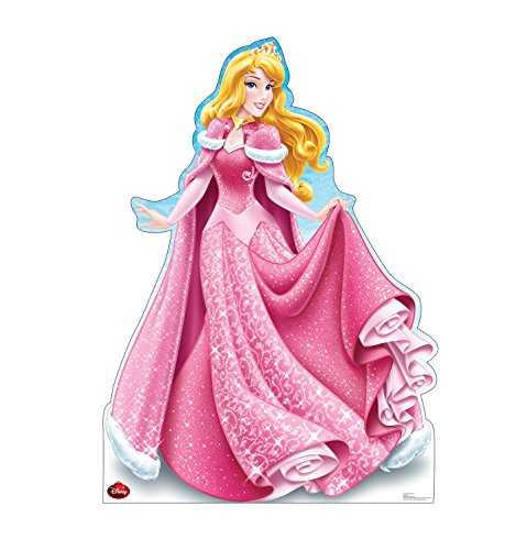 Image of Cardboard People Holiday Aurora Life Size Cardboard Cutout Standup - Disney Holiday Collection