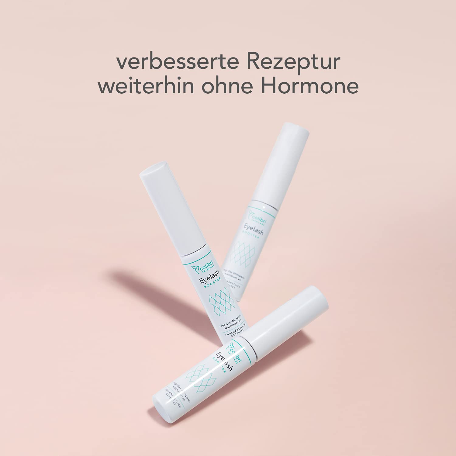 Eyelash Booster Eyelash Serum Hormone-, Longer & Fuller Eyelashes and Eyebrows, With Caffeine & Turmeric, from Animal Testing - Image 4