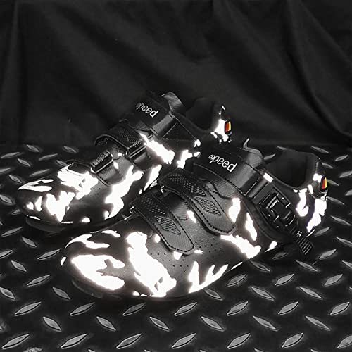 Ziitop Mens Road Cycling Riding Shoes Indoor Bike Shoes Compatible Cleat Spd Shoes Outdoor With Delta Cleats thumb #1
