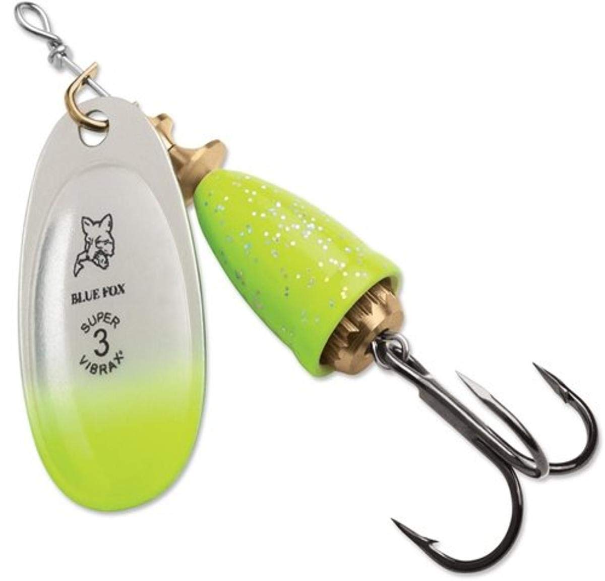 Blue Fox Blue Fox Classic Vibrax Chartreuse Green Size