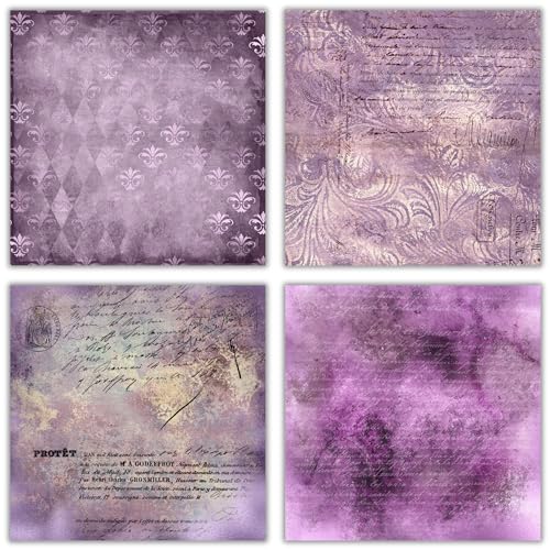 Papier violet éphémère pour scrapbooking journal indésirable et signets - 3