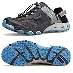 HUMTTO Men's Amphibious Water Shoes - Hiking Sandals for Men Outdoor Water Sandal Closed Toe Non-Slip River Shoes Summer Quick Drying Aqua Shoe