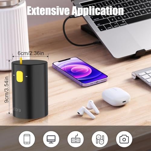 Image of Elfora Electronic 20 in 1 Cleaning Kit| Multifunction Tool Kit with Screen Cleaning Cloth, Brush, Key Puller, Spray Bottle| Cleaner Kit for PC, Laptop, iPhone, iPad, MacBook, Airpod & Keyboard(Black)