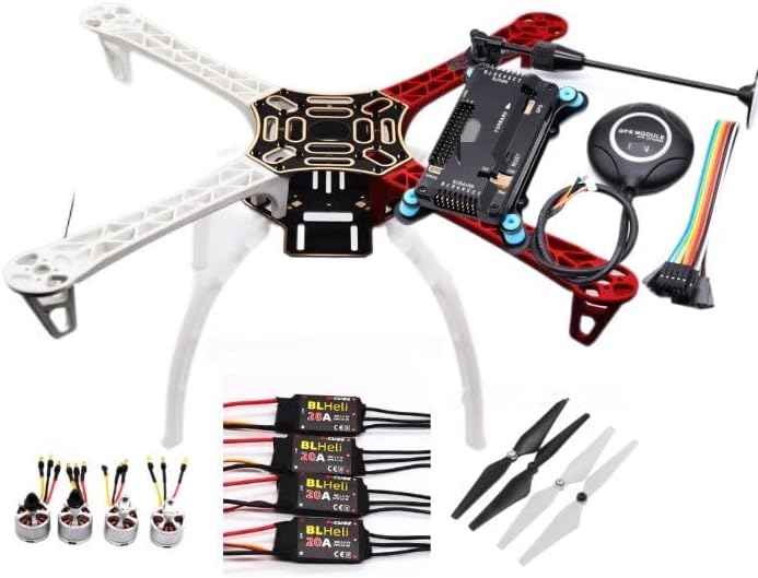 Miniatura 10 de Accesorios para drones APM2.8 para controlador de vuelo Ardupilot + para M8N GPS brújula integrada + soporte GPS + amortiguador para cuadricóptero