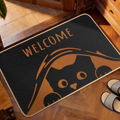 Miss Adola Peeking Cat Mat