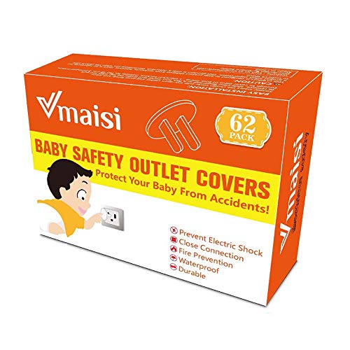Vmaisi OUTLET-COVER-62 Pieces Outlet Covers Childproof Plug Protector - Vmaisi Baby Proofing Electrical Safety Outlet Plugs thumb #8