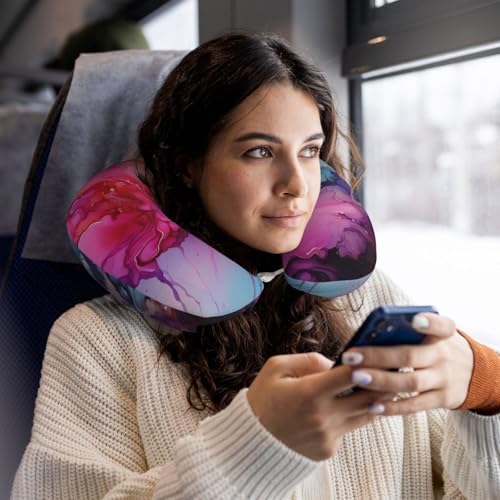 Almohada de viaje de espuma viscoelástica cómoda miniatura 5