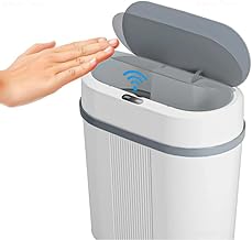 Lixeira Inteligente Automática 12 Litros com Sensor de Aproximação, Design Moderno e Fechamento Silencioso