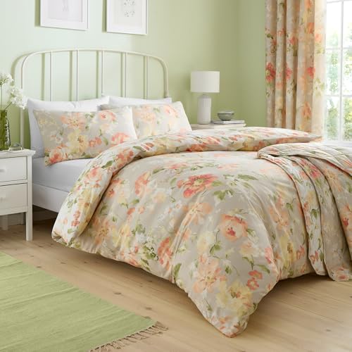 Dreams & Drapes - Heritage Florette Duvet Cover - Single Bedding Size...