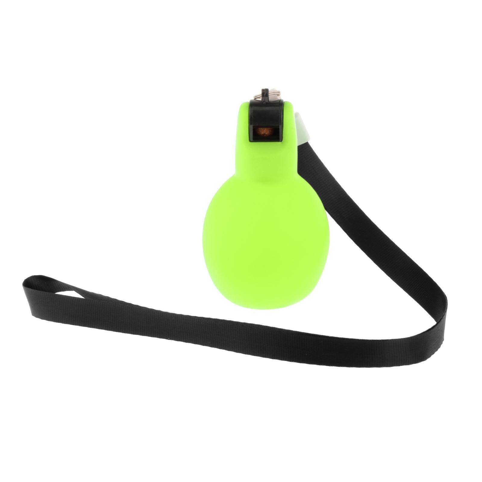 Yiju Hand Whistles Whistles with Lanyards Coaches Whistles Outdoor Whistles for Camping Hiking Adults Kids Children, Green