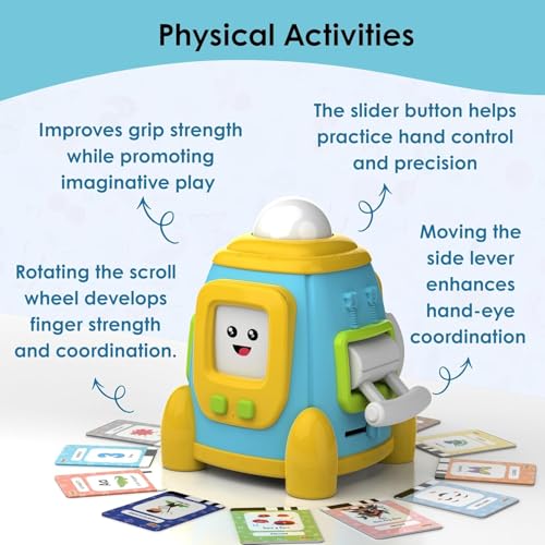 Image of Baby Lingo Pro, Montessori Games, Multilingual Toy, Screen-Free Quiz Games, Vocabulary Building, Interactive Educational Toy for 1 to 5 Year Old Kids. English - Telugu