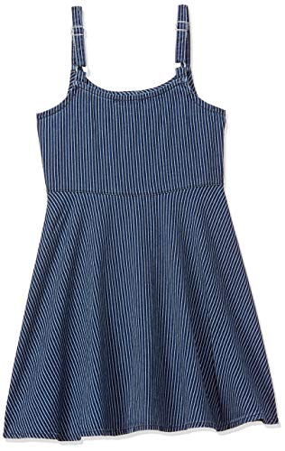Image of United Colors of Benetton Girl's Cotton Drop Waist Knee-Length Casual Dress