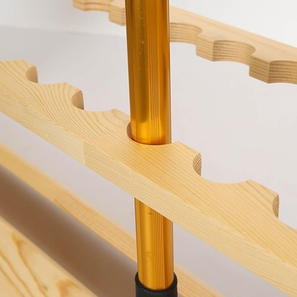 Vertical Fishing Rod Holder Bamboo Pole Rack-23/38/47 Positions Fishing Rack for Storing Fishing Rods - Fishing Pole Holder