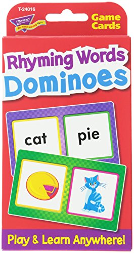 Trend Enterprises Inc Rhyming Words Dominoes Challenge Cards