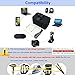 Travel Adapter, Worldwide All in One International Power Adapter Universal Adapter Plug with 2.1A Dual USB Charging Ports for Asia Europe UK AUS and USA (Black)