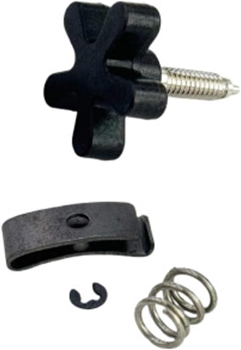 Throttle Thumb Tension Screw Kits for 1974-2017 Motorcycle Models, Includes Circlip and Spring 56402-83A 56394-74 11155
