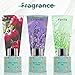 Binca Vidou Reed Diffuser Set of 3, Lavender, Rose, Vanilla Aromatherapy Oil Diffusers for Bedroom, Living Room, Office, Gift & Stress Relief, 50ml x 3