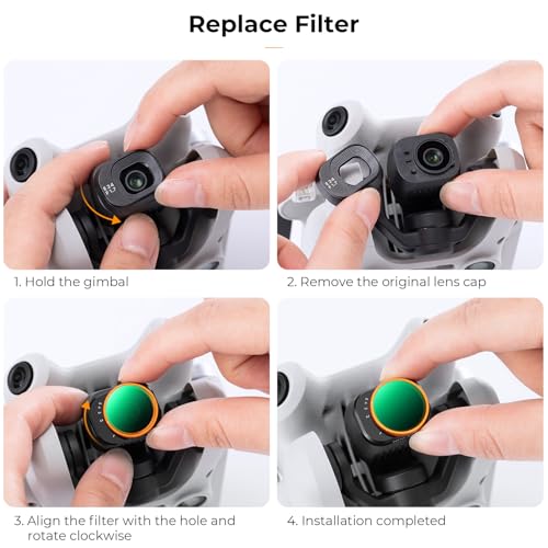 Image of K&F Concept Upgrade Mini 4 Pro Variable ND Lens Filters Kit ND2-32 + ND32-512(2 Pcs)