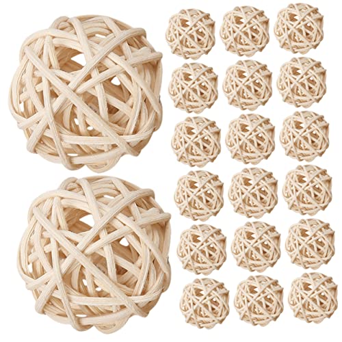 IMIKEYA 1 Juego Sepak Takraw Bolas Decorativas De Ratán Bolas De...