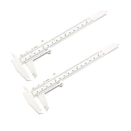 uxcell Vernier Calibre 5.906 in 6 pulgadas métrica mini doble escala plástico regla herramienta de medición para profundidad interior exterior uxcell Vernier Calibre 5.906 in 6 pulgadas métrica mini doble escala plástico regla herramienta de medición para profundidad interior exterior