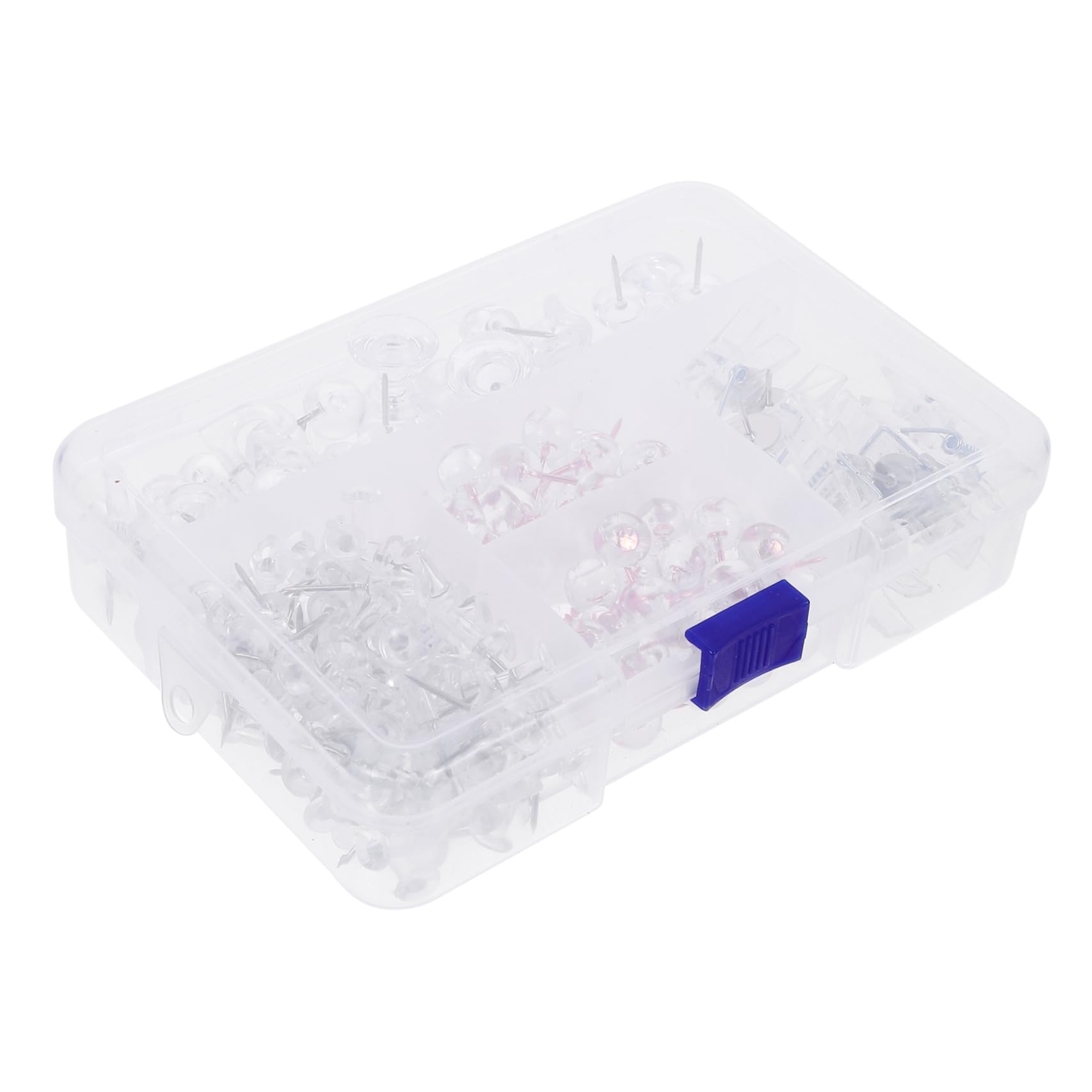 DOITOOL 4 Boîtes Épingles Remplaçables Multifonctionnelles pour Tableau Liège Pratiques pour Maison Parfaites pour Marquer Cartes et Affichages