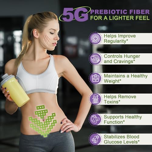 Nature Target NT-SSXWF-350G Daily Fiber Supplement - Soluble Prebiotic Fiber Powder For Gut Health, Whole Food High Fiber thumb #3