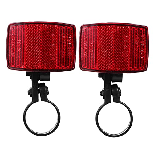 Happyyami 2Pcs Mountain Bike Reflectors Durable Spoke Warning Reflector for Enhanced Night Visibility Easy Installation for Outdoor Cycling Safety