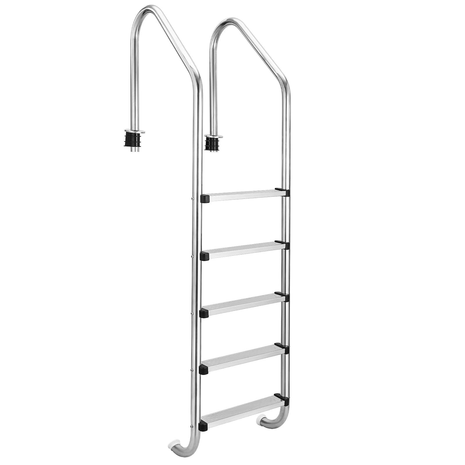 GarveeLife 5-Step in-Ground Swimming Pool Ladder, Premium 304 Stainless Steel Pool Steps with Ergonomic Handrails, Anti-Slip Heavy-Duty Design, Supports Up to 120 kg for Home or Commercial Use — image 1