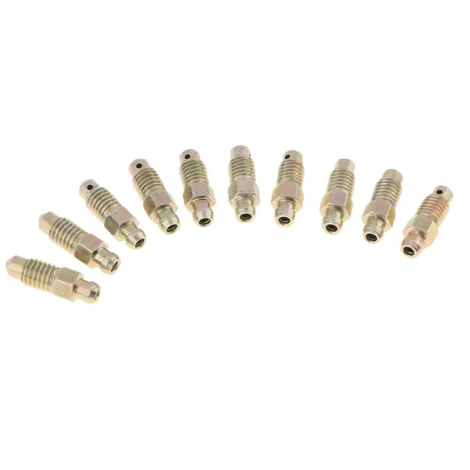 Retractor Pistones Tornillo de purga freno metálico Pistones Freno En Frenos Disco | Kit de reparación de pinza trasera delantera, ajuste Universal para reemplazo del sistema de frenos de coche