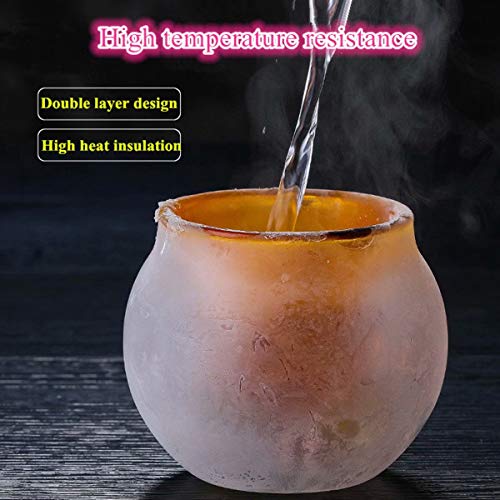 Süße Bier tassen KaffeeTeegläser Trinkgläser Kaffeeglas Doppelwandige Isoliergläser Bär Katze Becher Tasse - Image 6