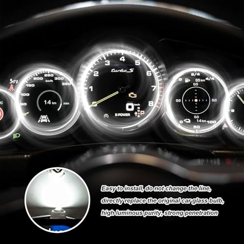 10 piezas de luces LED T3 para tablero de auto miniatura 3