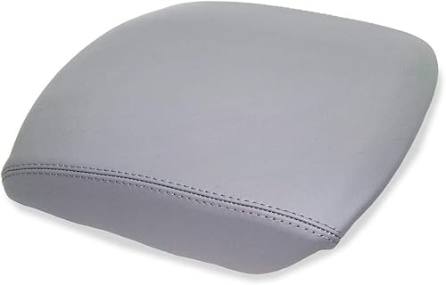 Miniatura 2 de Cubierta de consola central Panel de puerta delantera Apoyabrazos Cubiertas de cuero para Honda Pilot 2009-2013 (gris)