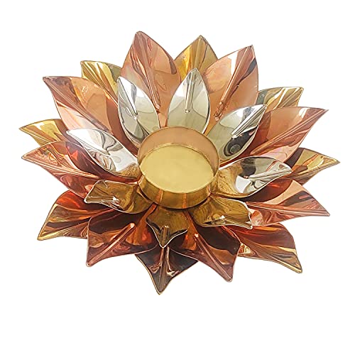 Vibranic Lotus Designs - Portavelas decorativo para velas Cover