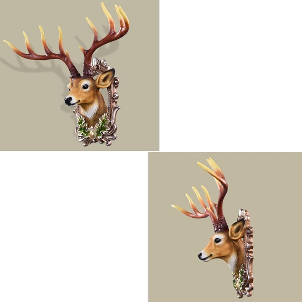 ヴィンテージ風蝦夷鹿の頭部置物 Amazon.co.jp: 豪華鹿シカはく製剥製