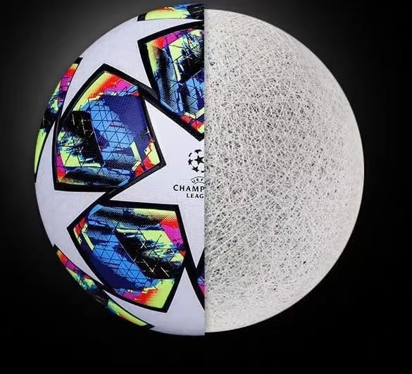 Miniatura 5 de Kiehiu 2021 Champions League Football Fans Memorabilia Soccer Regular No. 4 Regalo de cumpleaños, talla 4