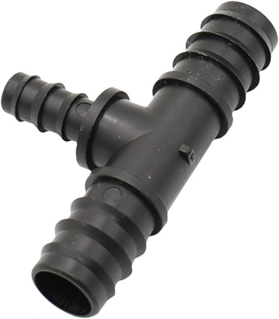 Manguera de jardín de 25 mm a 1/2 3/4 en T para Manguera, Conector de lengüeta Divisor de Agua, DN20 a 16 mm, 20 mm, en T para Manguera, Accesorios de riego por Goteo, 30 Piezas de riego Ind